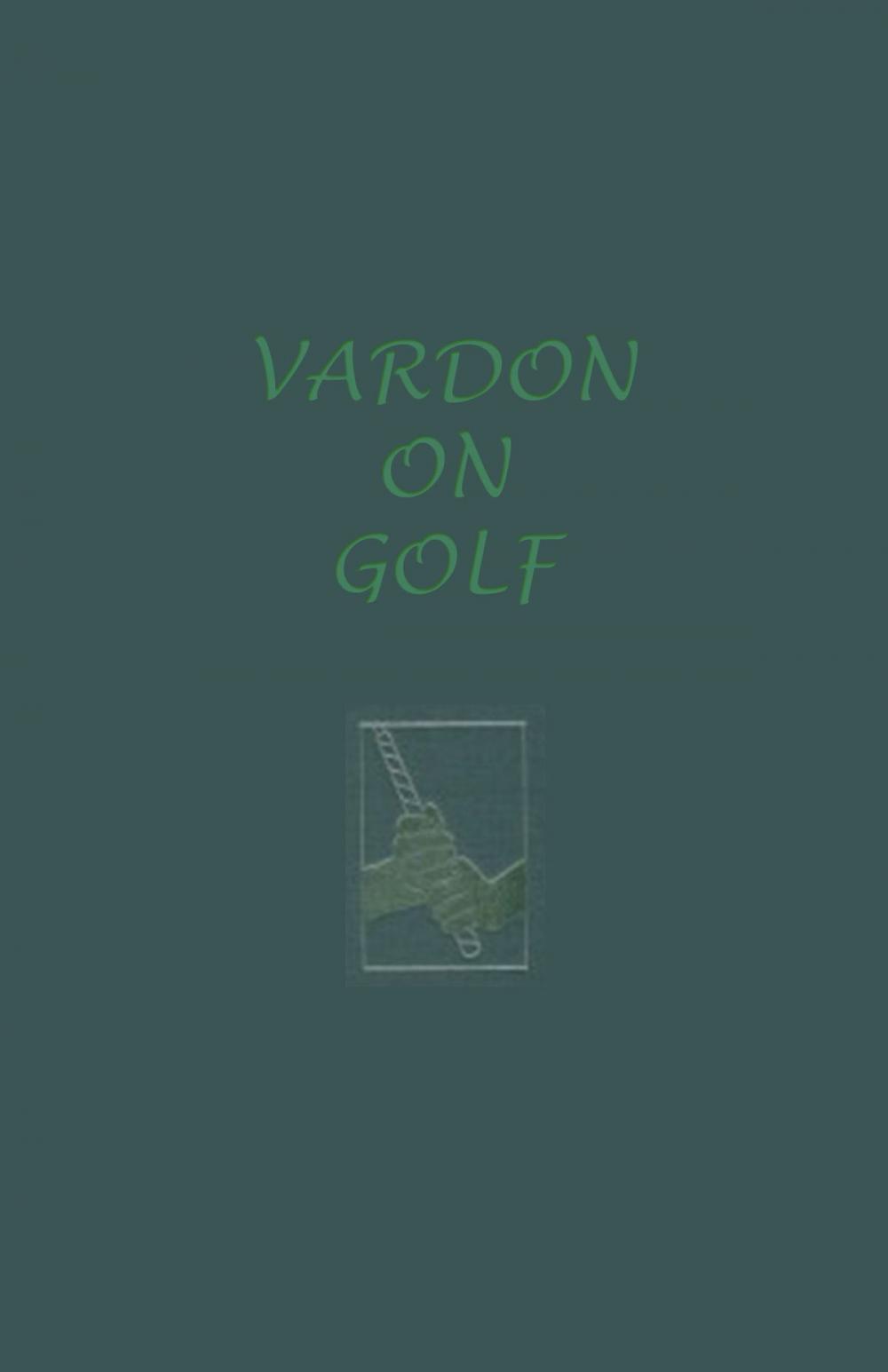 Big bigCover of Vardon On Golf