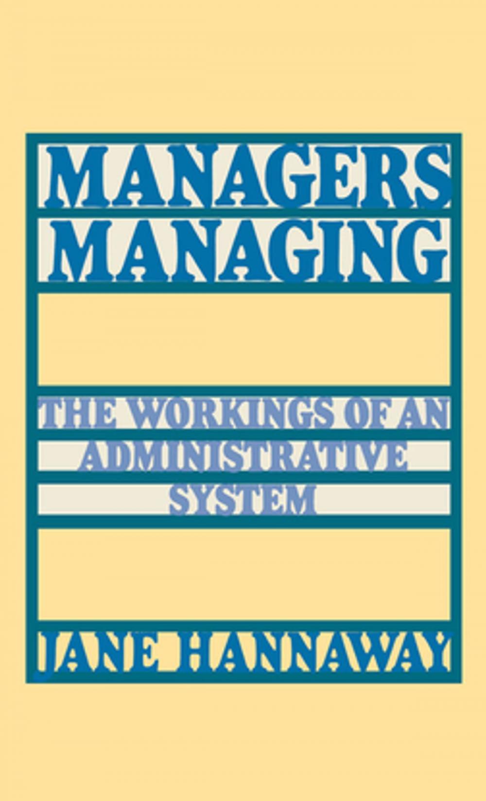 Big bigCover of Managers Managing