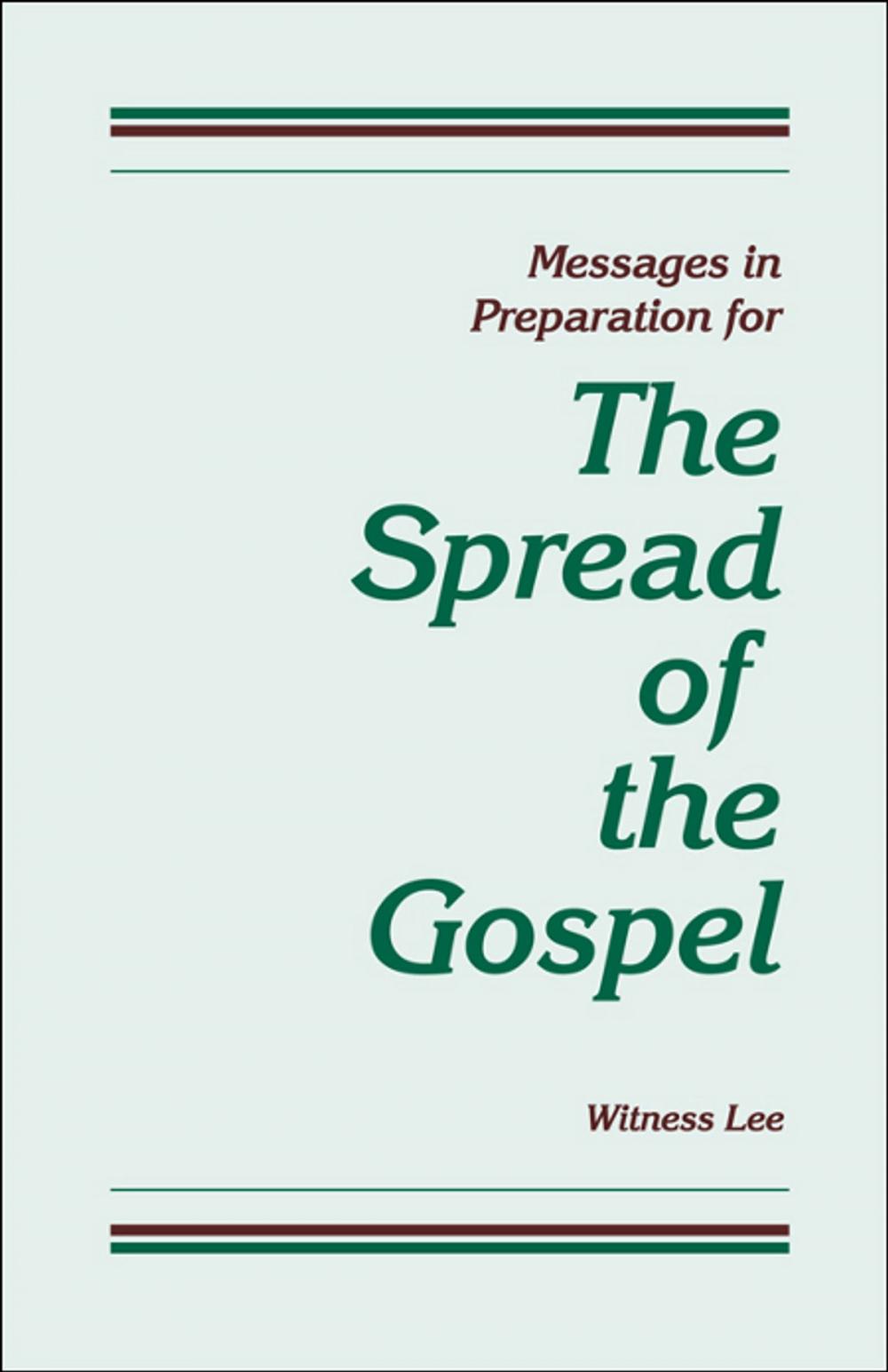 Big bigCover of Messages in Preparation for the Spread of the Gospel