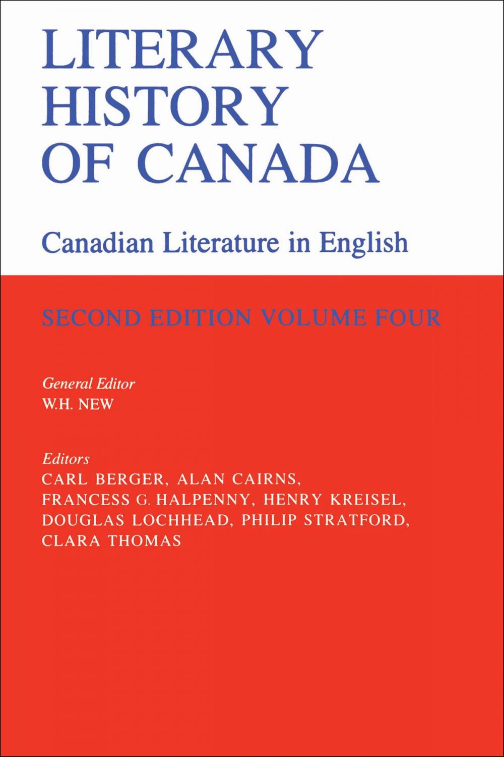 Big bigCover of Literary History of Canada