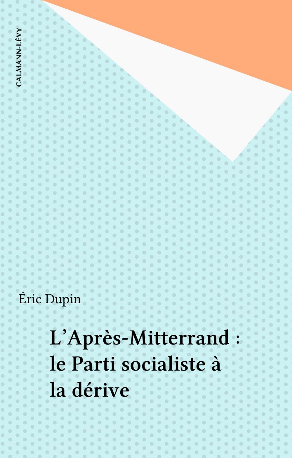 Big bigCover of L'Après-Mitterrand : le Parti socialiste à la dérive