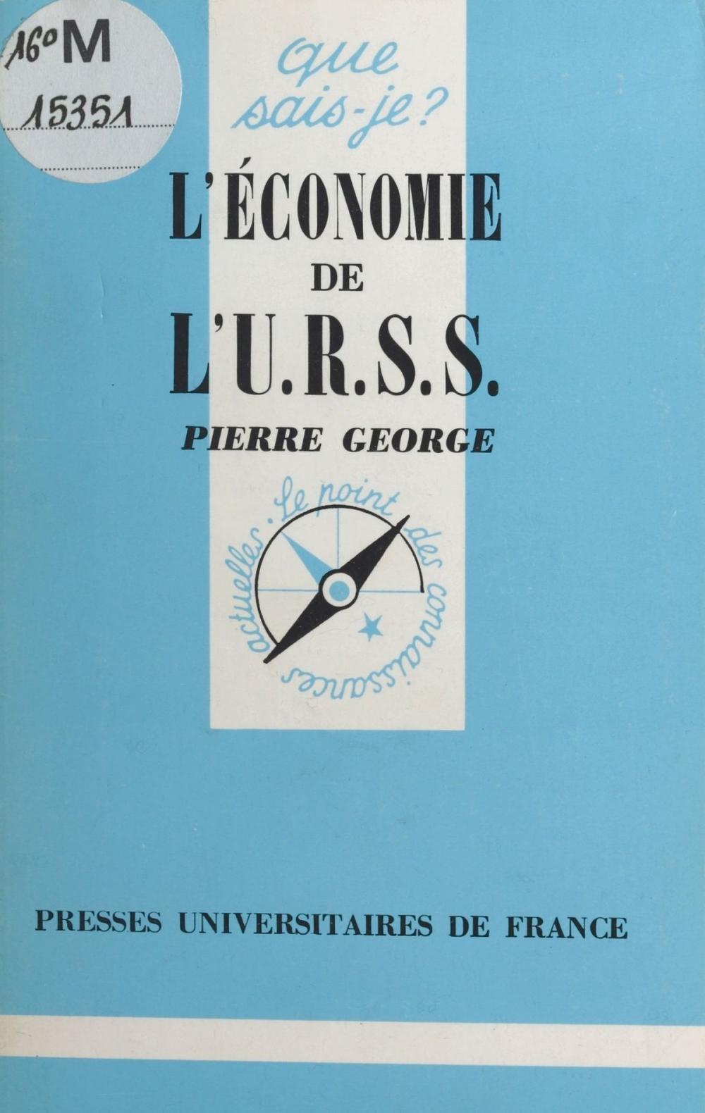 Big bigCover of L'économie de l'U.R.S.S.