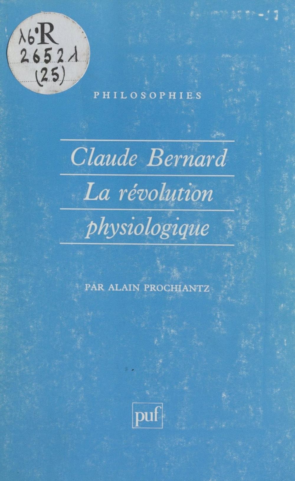 Big bigCover of Claude Bernard