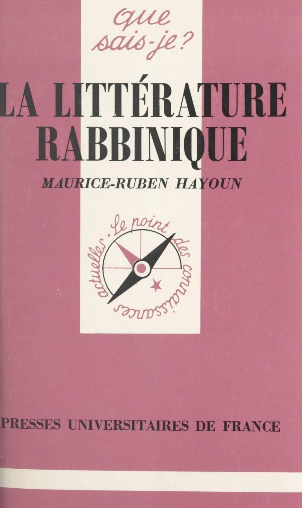 Big bigCover of La littérature rabbinique