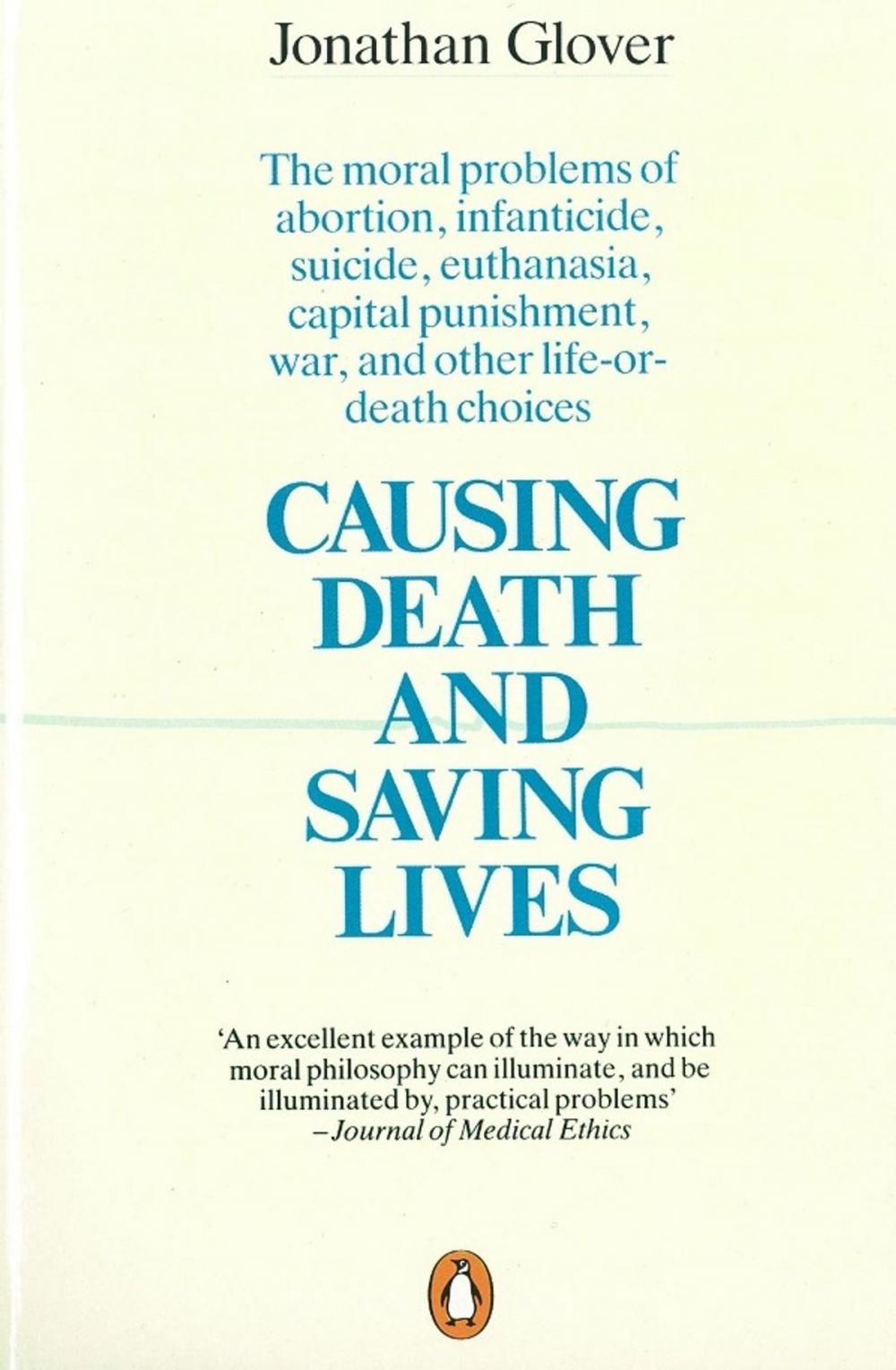 Big bigCover of Causing Death and Saving Lives