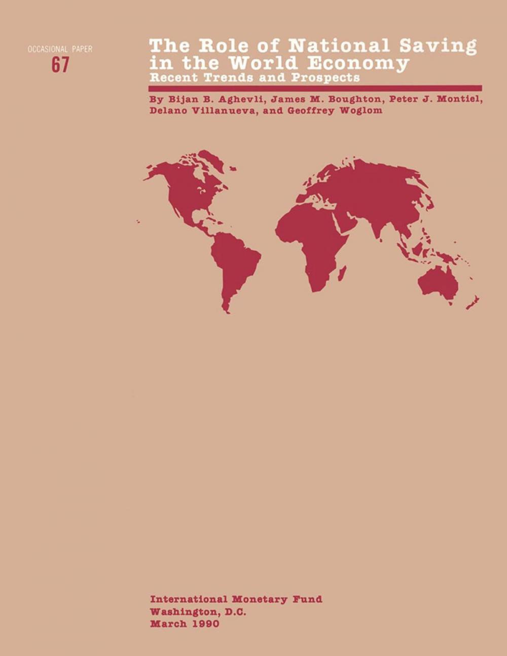 Big bigCover of The Role of National Saving in the World Economy: Recent Trends and Prospects - Occa Paper No.67