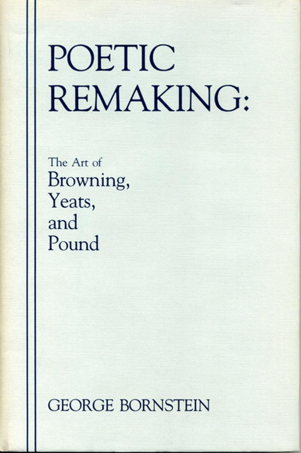 Big bigCover of Poetic Remaking