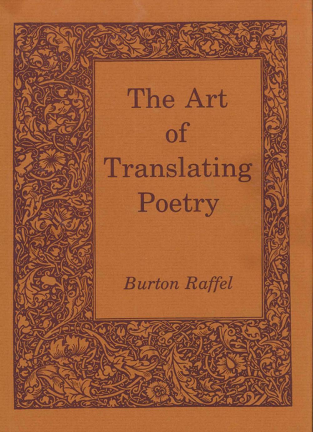 Big bigCover of The Art of Translating Poetry