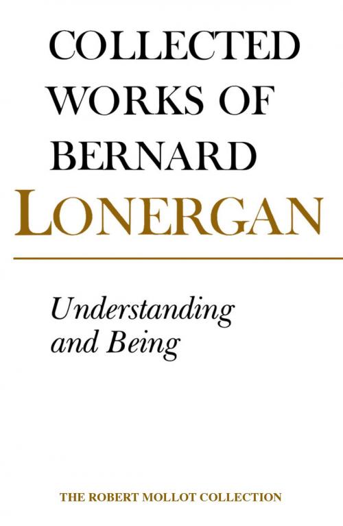 Cover of the book Understanding and Being by Bernard Lonergan, University of Toronto Press, Scholarly Publishing Division