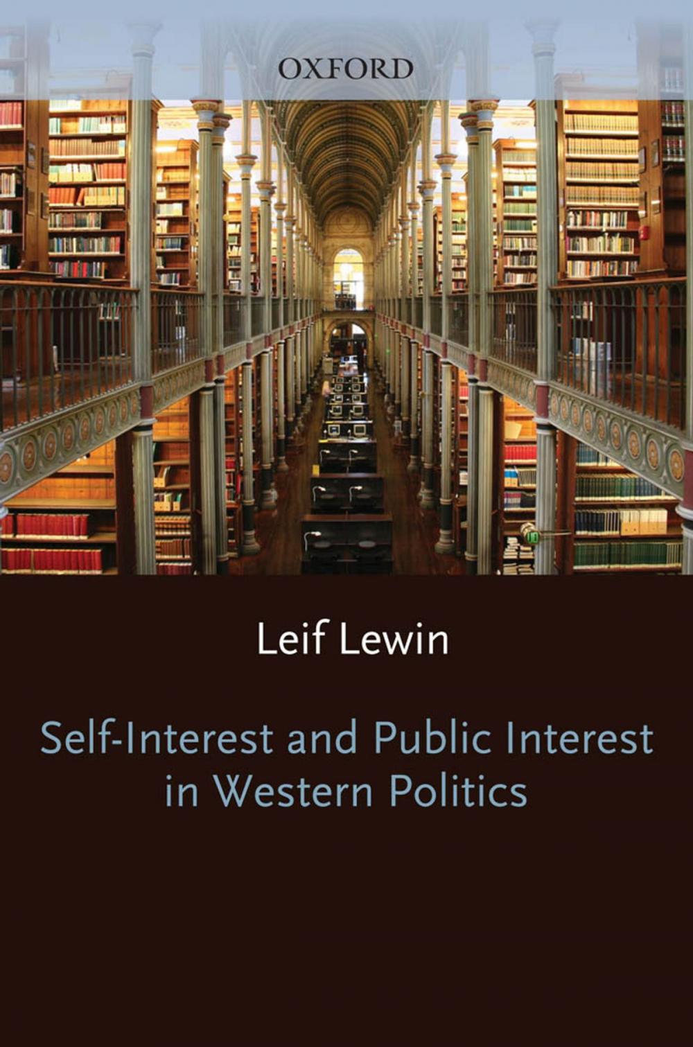 Big bigCover of Self Interest and Public Interest in Western Politics