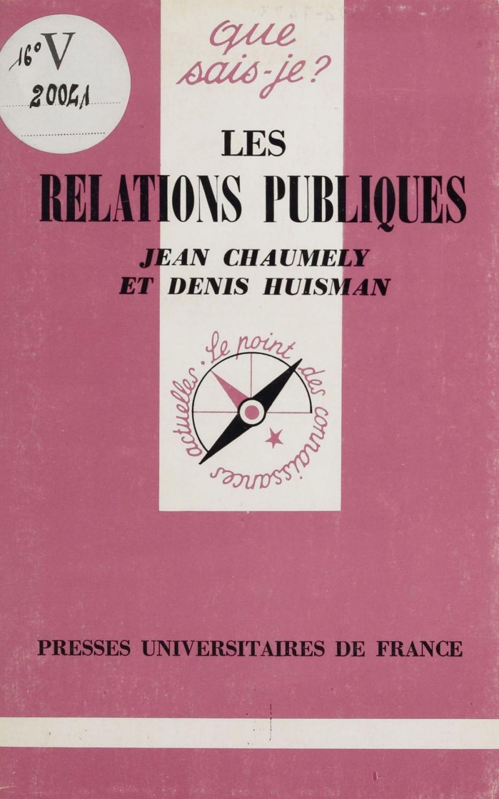 Big bigCover of Les Relations publiques