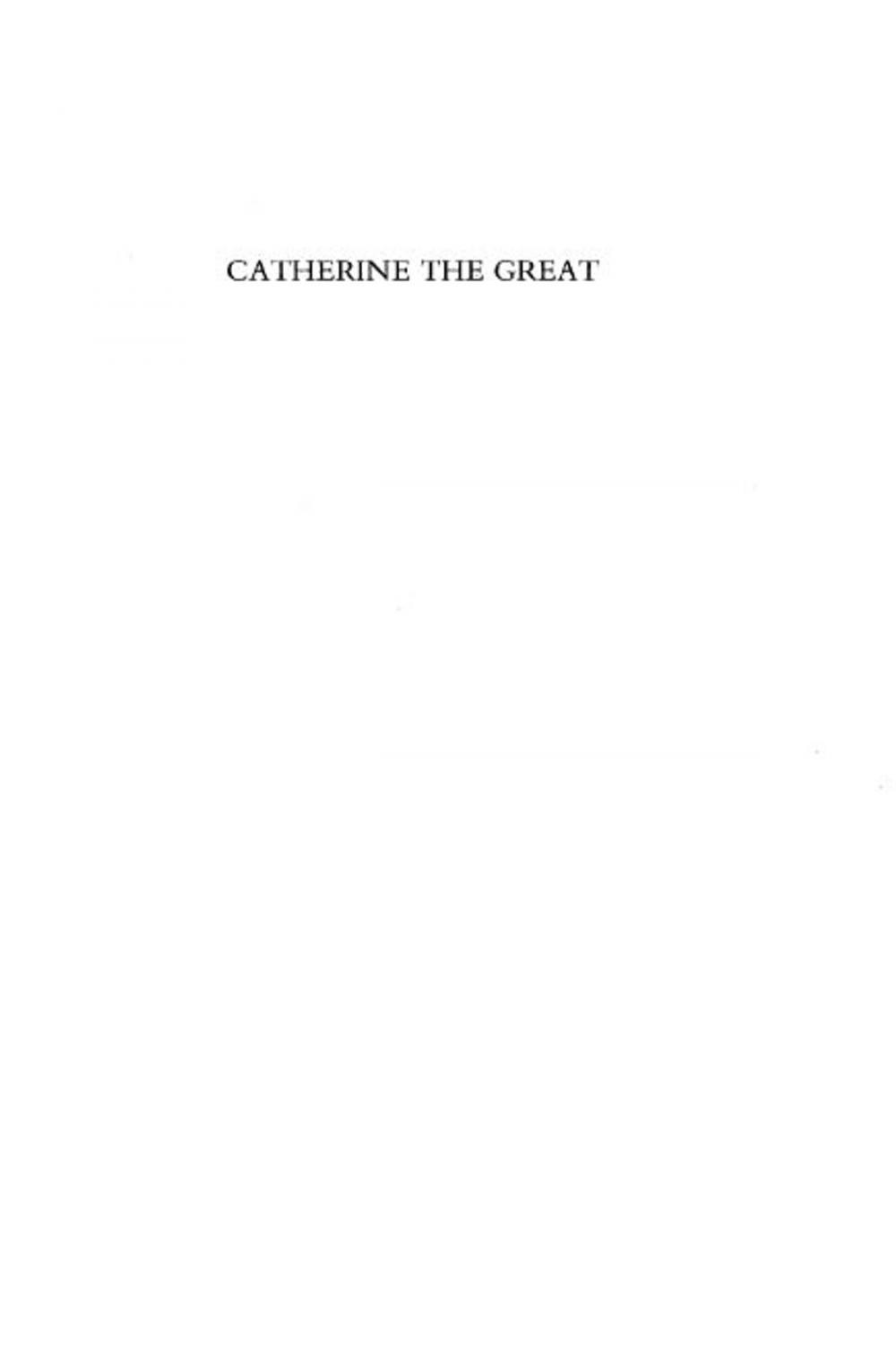 Big bigCover of Catherine the Great