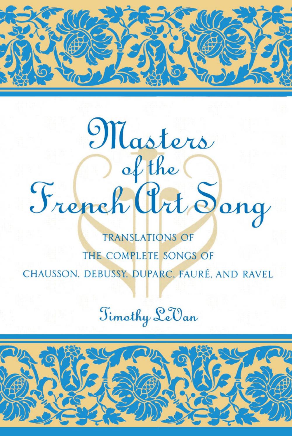 Big bigCover of Masters of the French Art Song