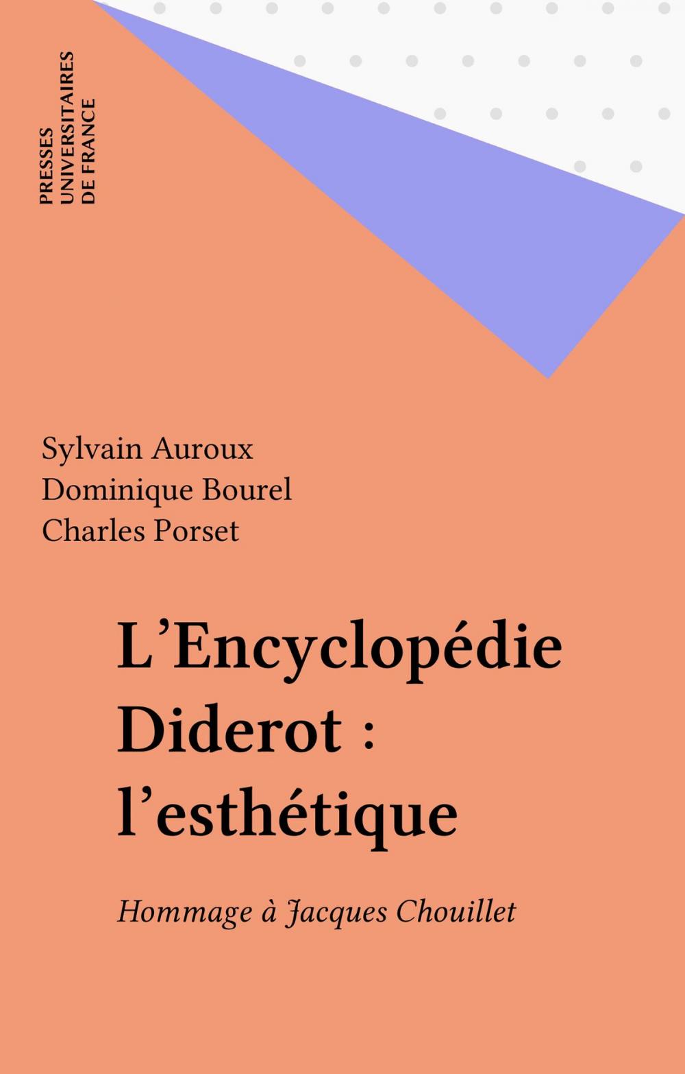 Big bigCover of L'Encyclopédie Diderot : l'esthétique