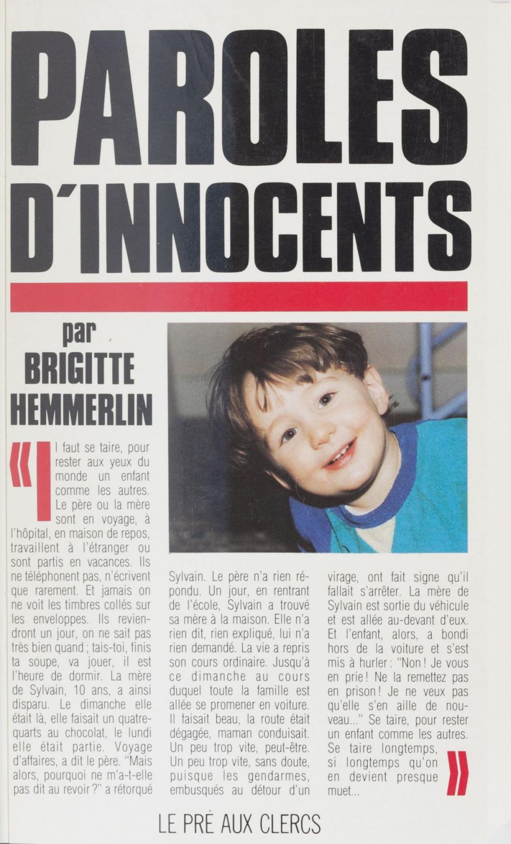 Big bigCover of Paroles d'innocents