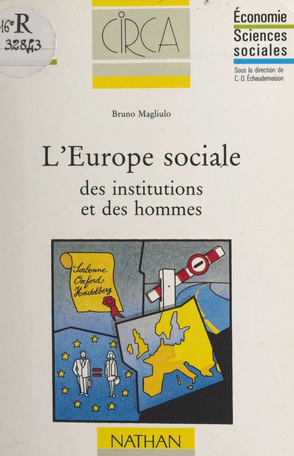 Big bigCover of L'Europe sociale des institutions et des hommes