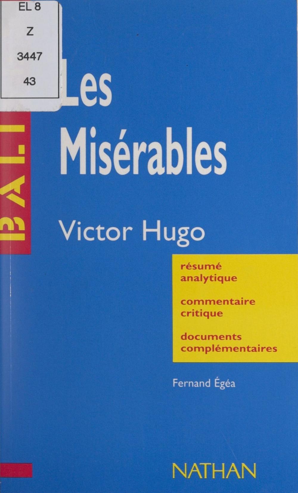 Big bigCover of Les Misérables