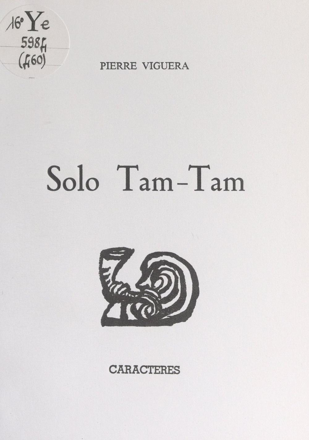 Big bigCover of Solo tam-tam