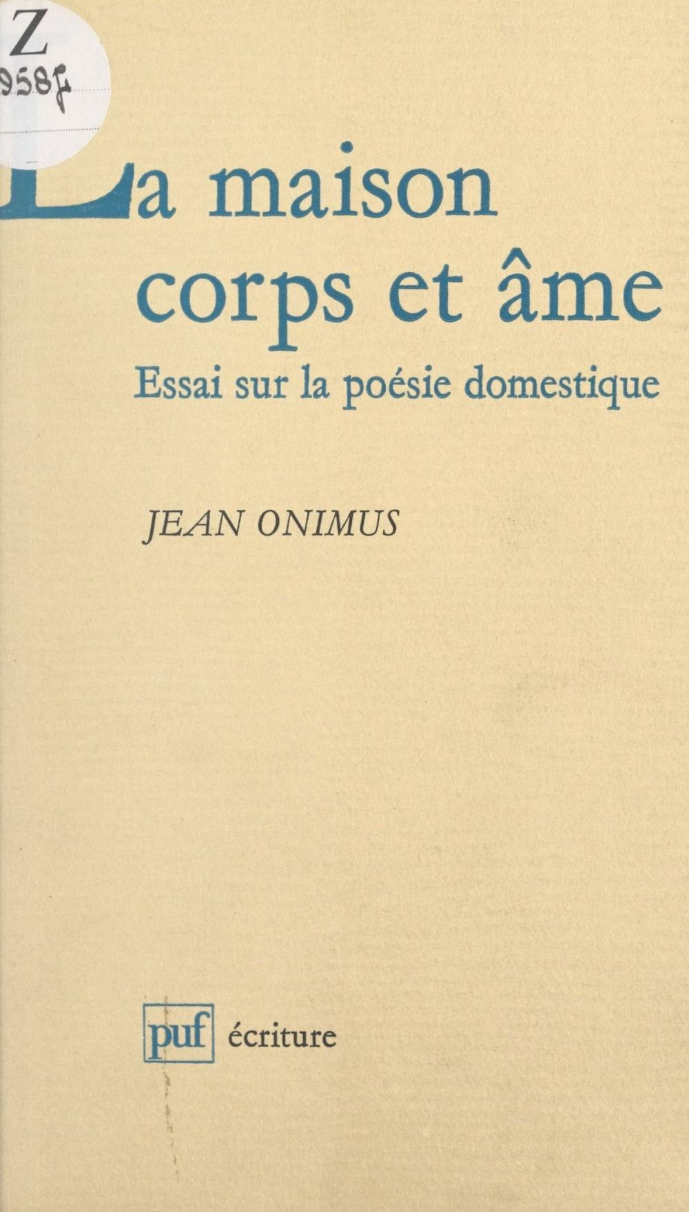 Big bigCover of La maison corps et âme