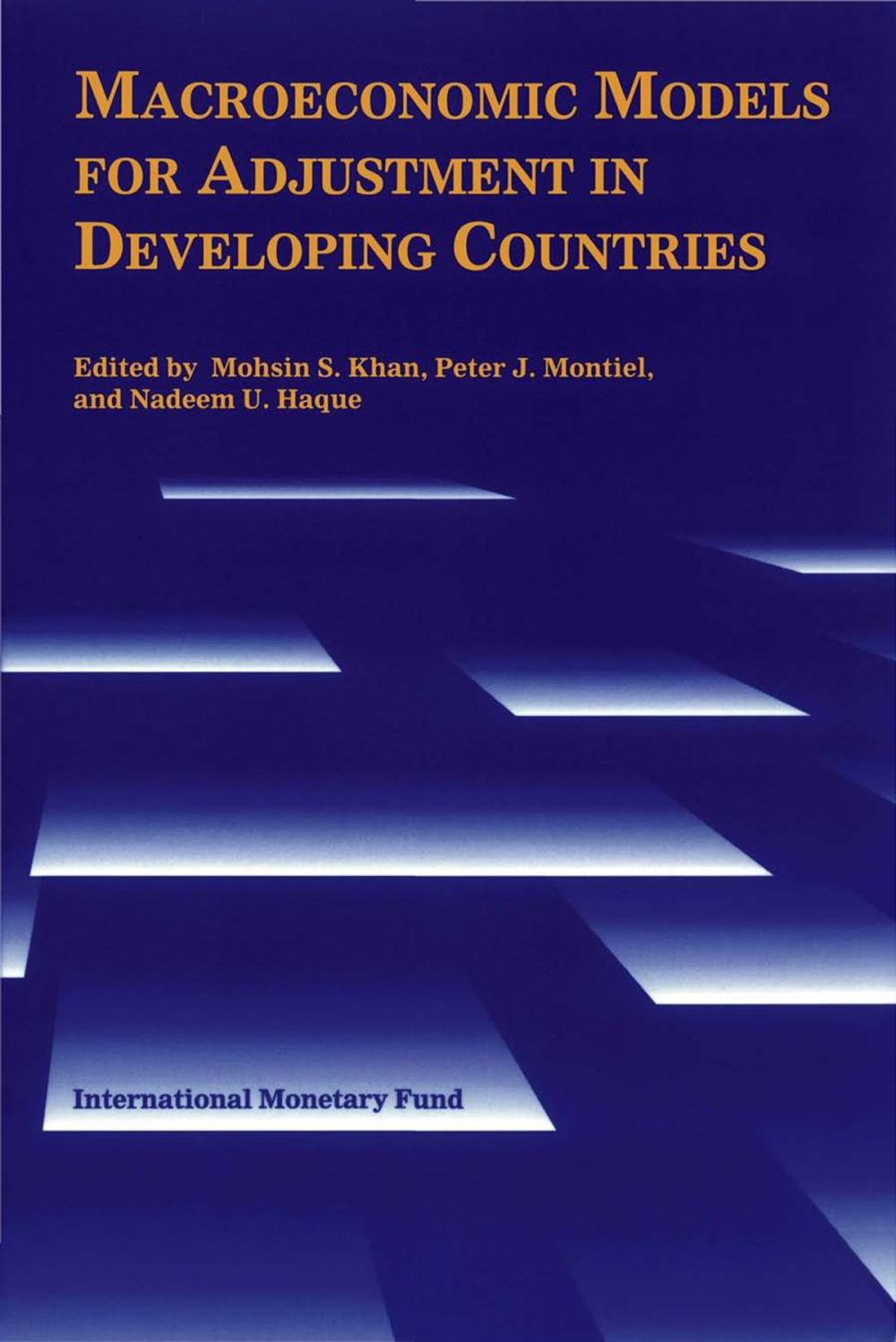 Big bigCover of Macroeconomic Models for Adjustment in Developing Countries