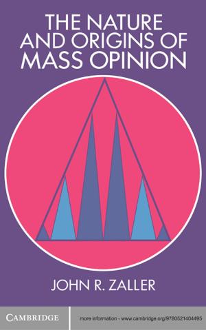 Cover of the book The Nature and Origins of Mass Opinion by Elizabeth Hodgson