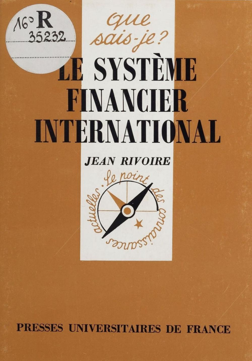 Big bigCover of Le Système financier international