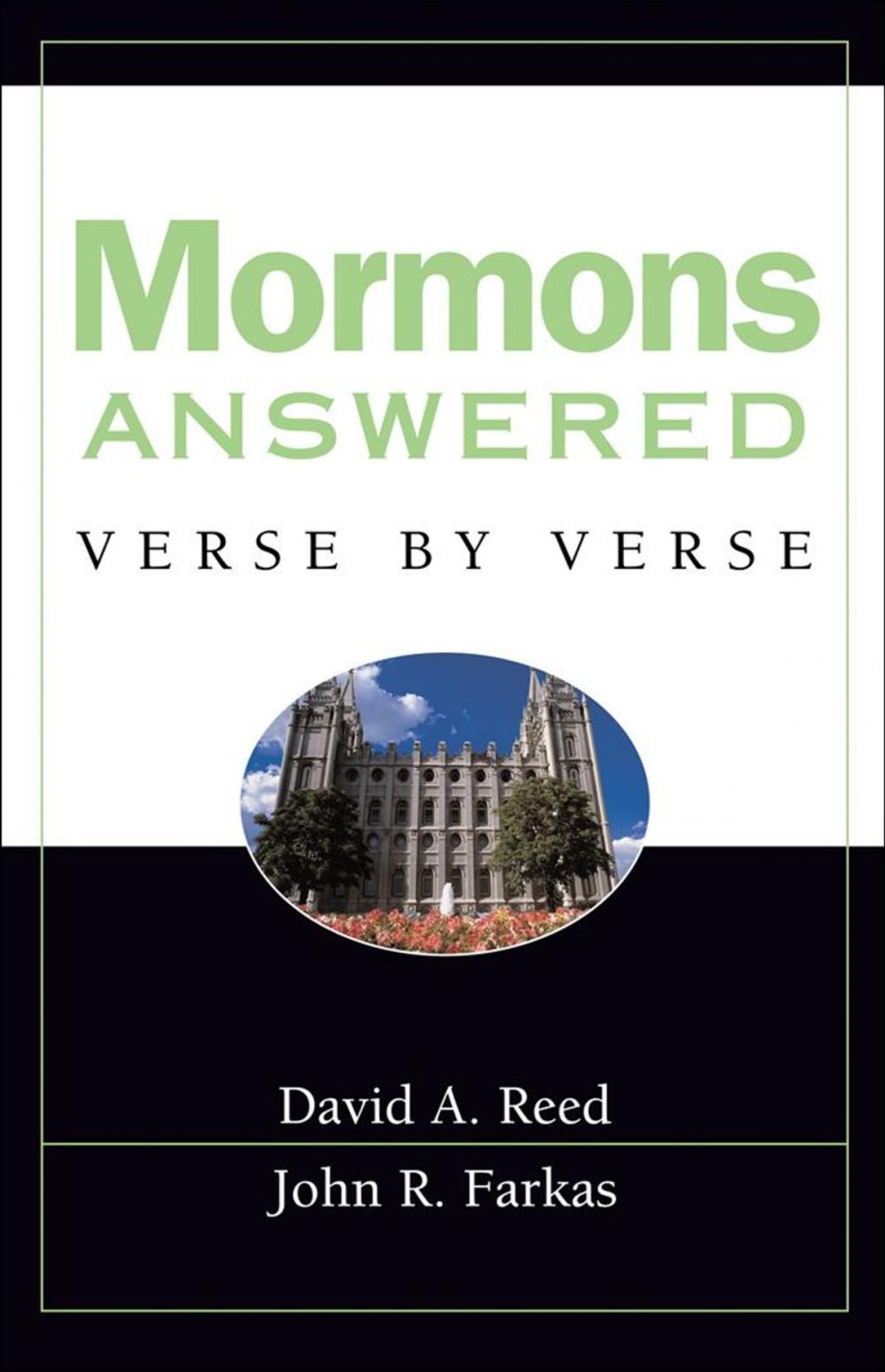 Big bigCover of Mormons Answered Verse by Verse