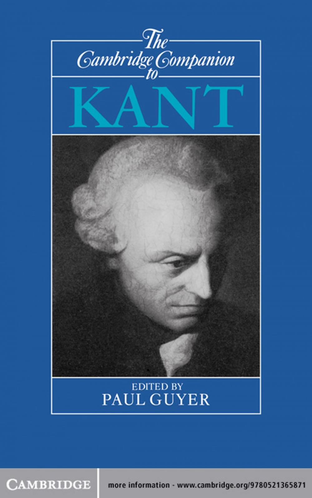 Big bigCover of The Cambridge Companion to Kant