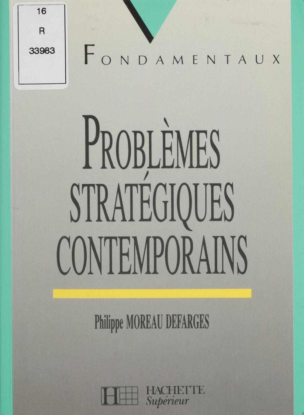Big bigCover of Problèmes stratégiques contemporains