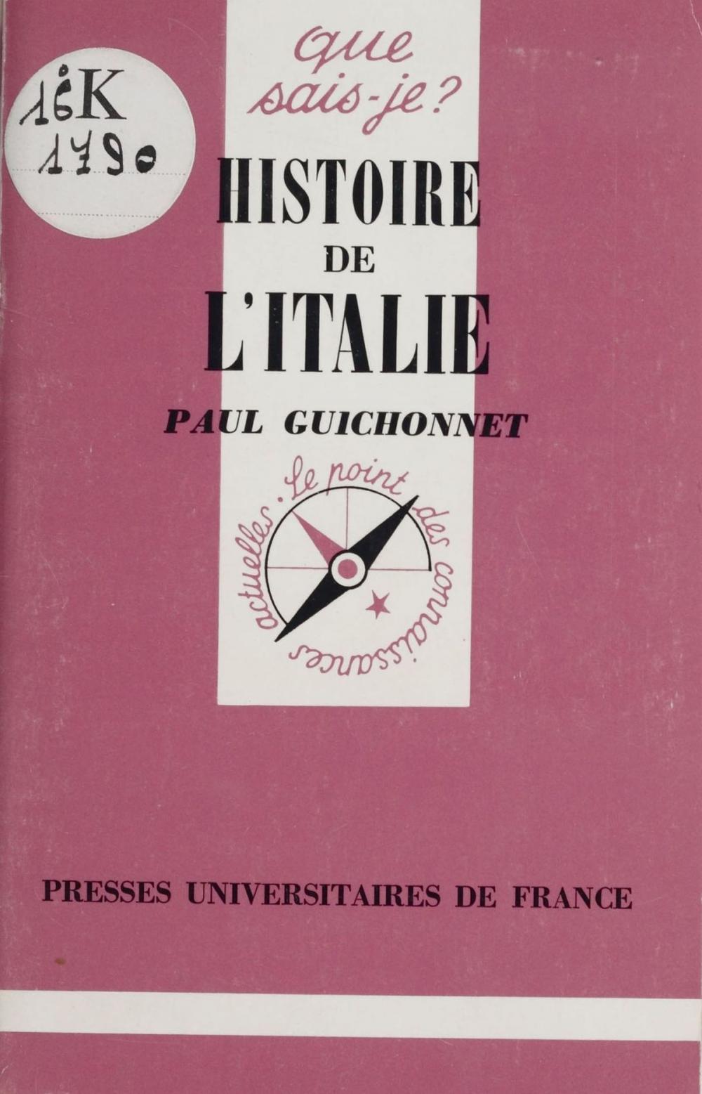 Big bigCover of Histoire de l'Italie