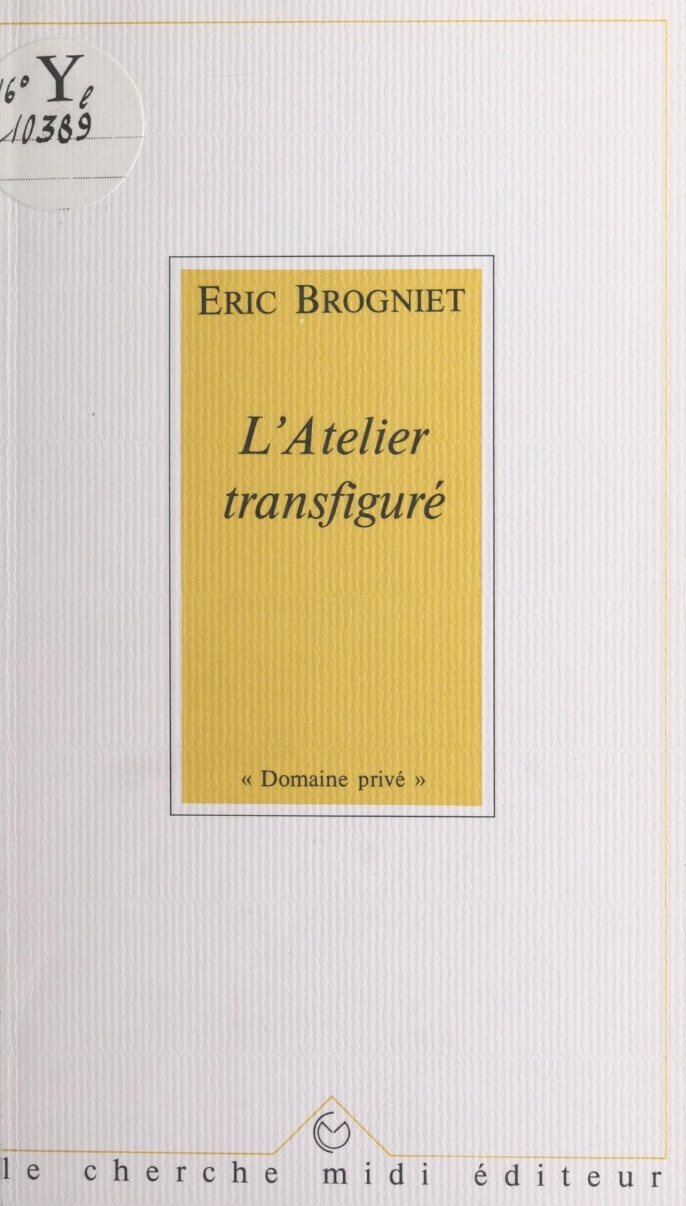 Big bigCover of L'atelier transfiguré