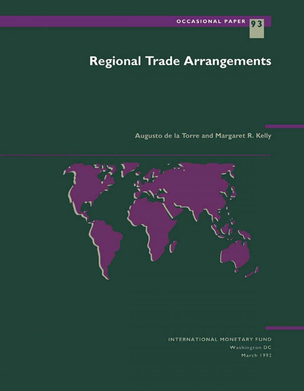 Big bigCover of Regional Trade Arrangements