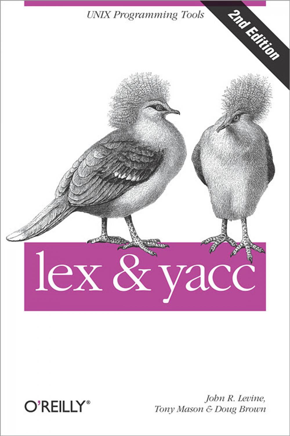 Big bigCover of lex & yacc