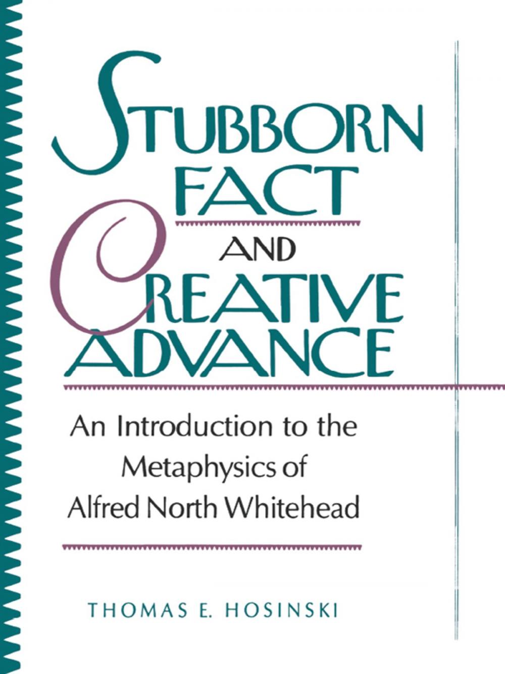 Big bigCover of Stubborn Fact and Creative Advance