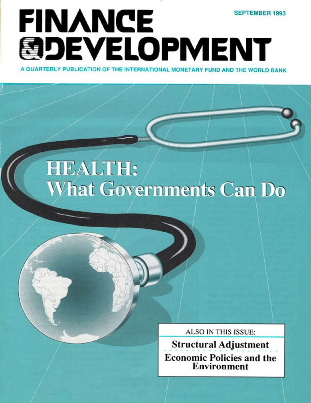 Big bigCover of Finance & Development, September 1993