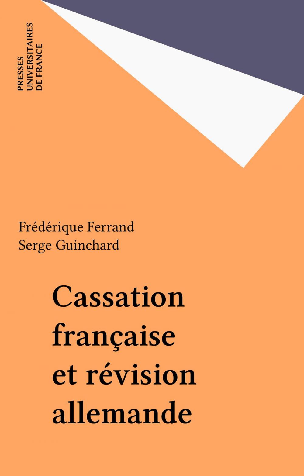 Big bigCover of Cassation française et révision allemande