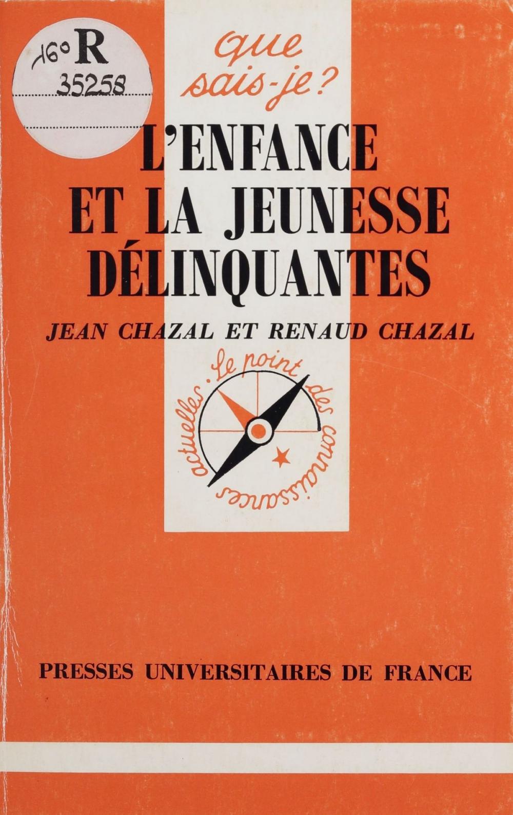 Big bigCover of L'Enfance et la jeunesse délinquantes