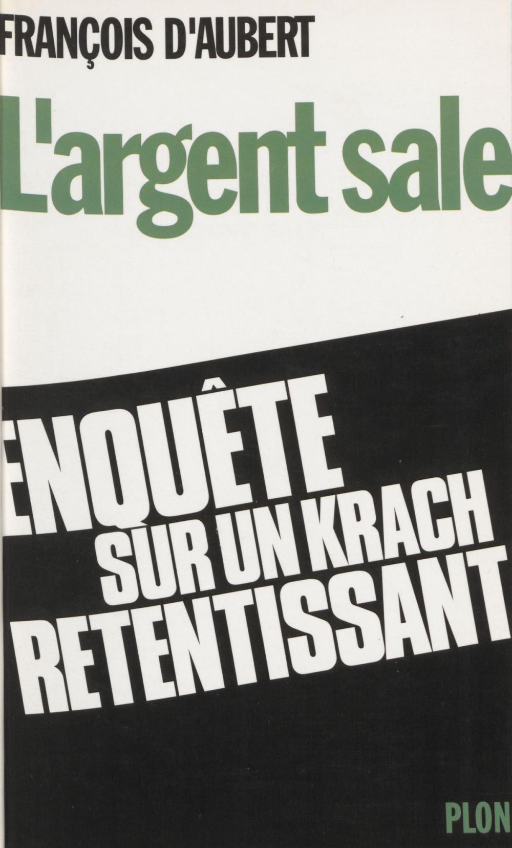 Big bigCover of L'Argent sale