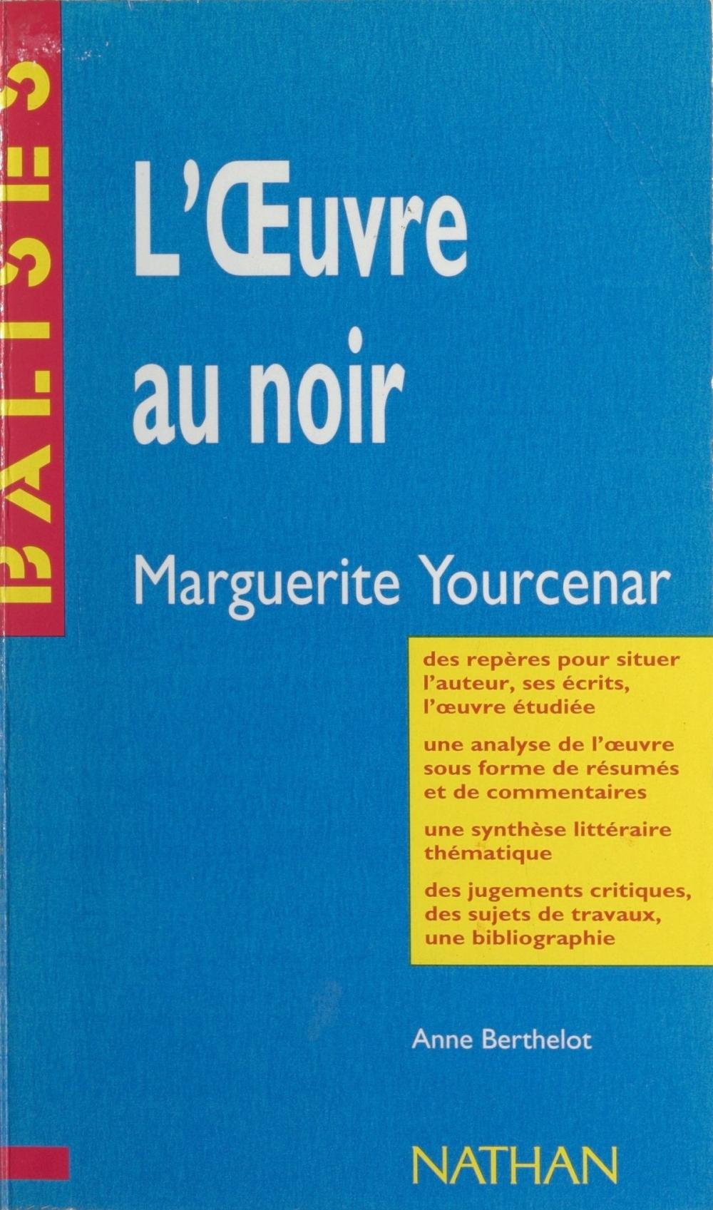 Big bigCover of L'œuvre au noir