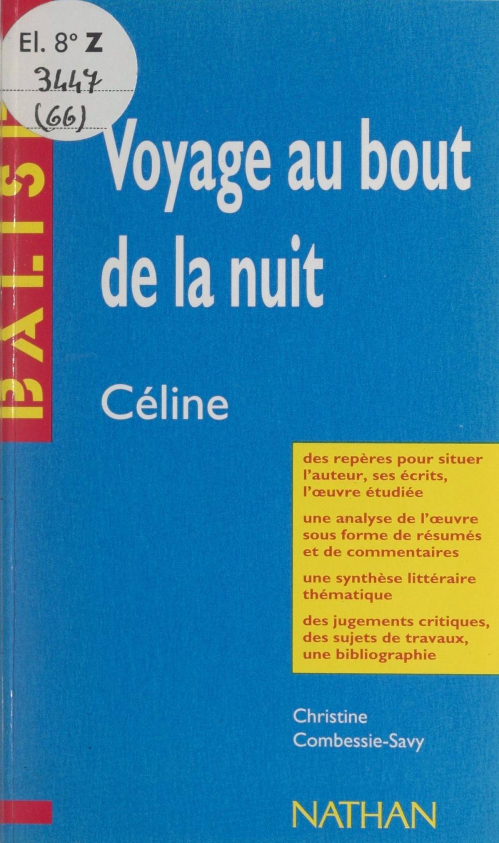 Big bigCover of Voyage au bout de la nuit