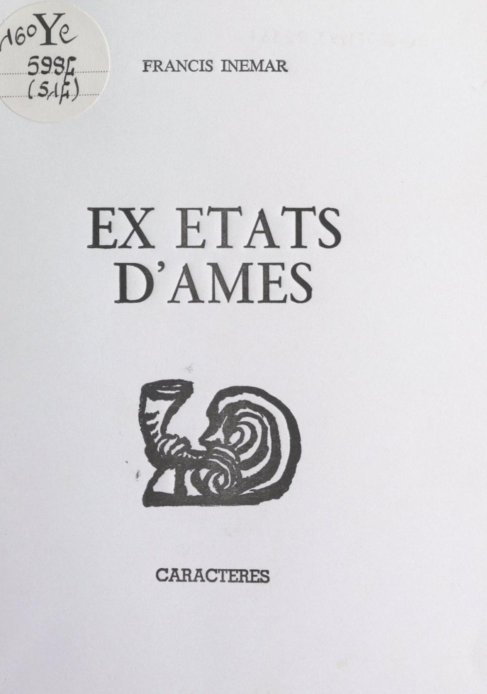 Big bigCover of Ex états d'âmes