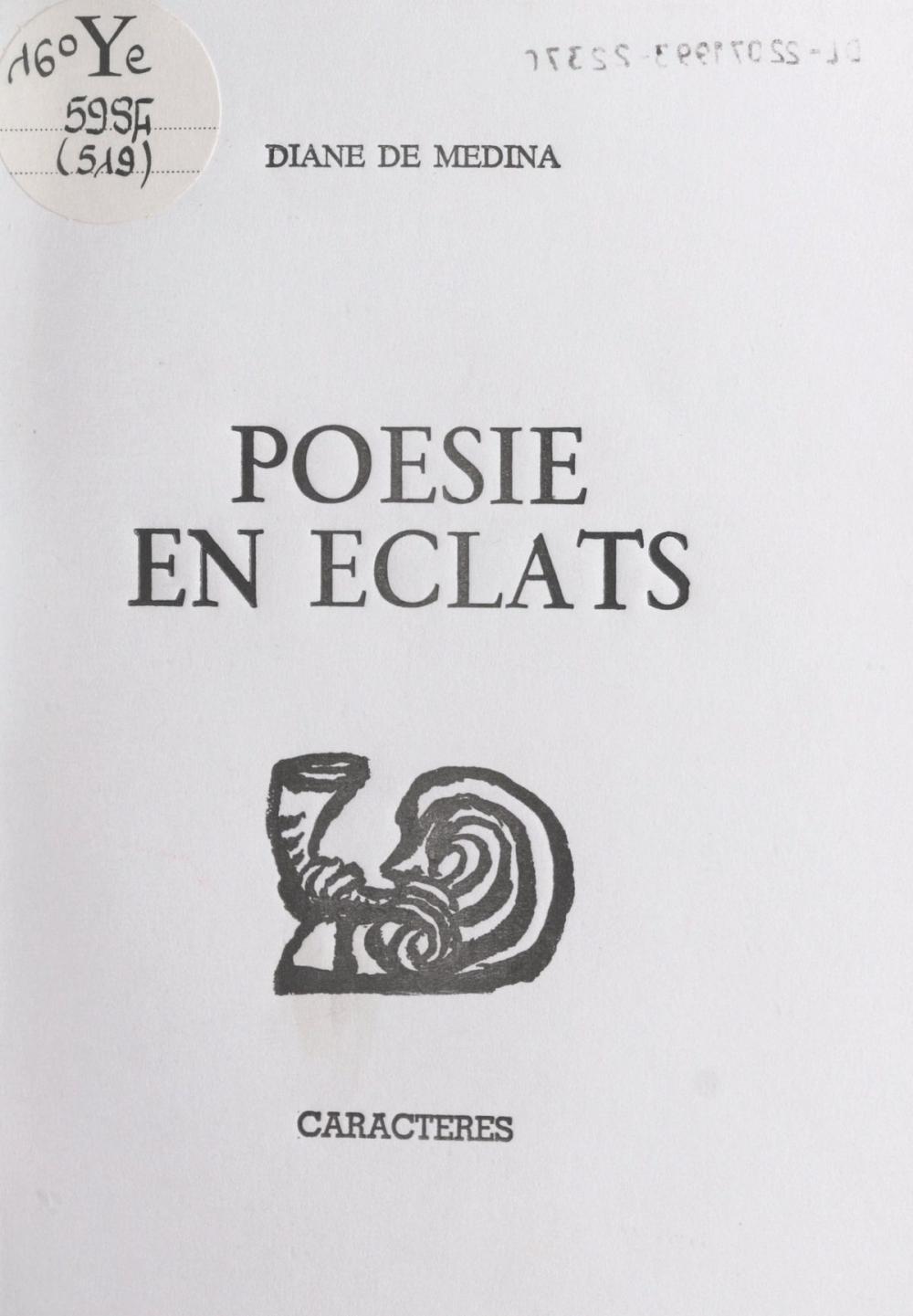 Big bigCover of La poésie aux éclats