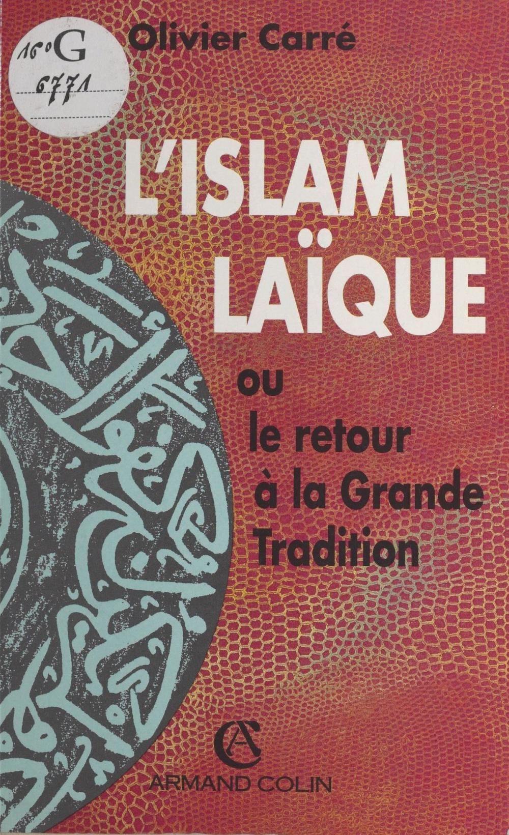 Big bigCover of L'Islam laïque