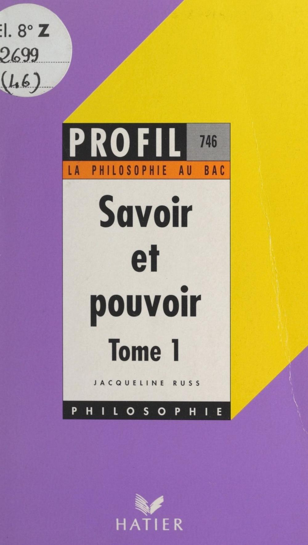 Big bigCover of Savoir et pouvoir (1)