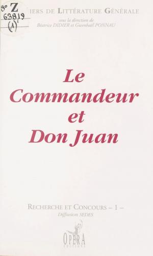 Cover of the book Le commandeur et Don Juan by Pierre Marcelle, Hervé Prudon