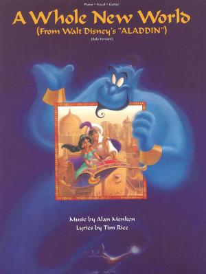 Book cover of A Whole New World Sheet Music