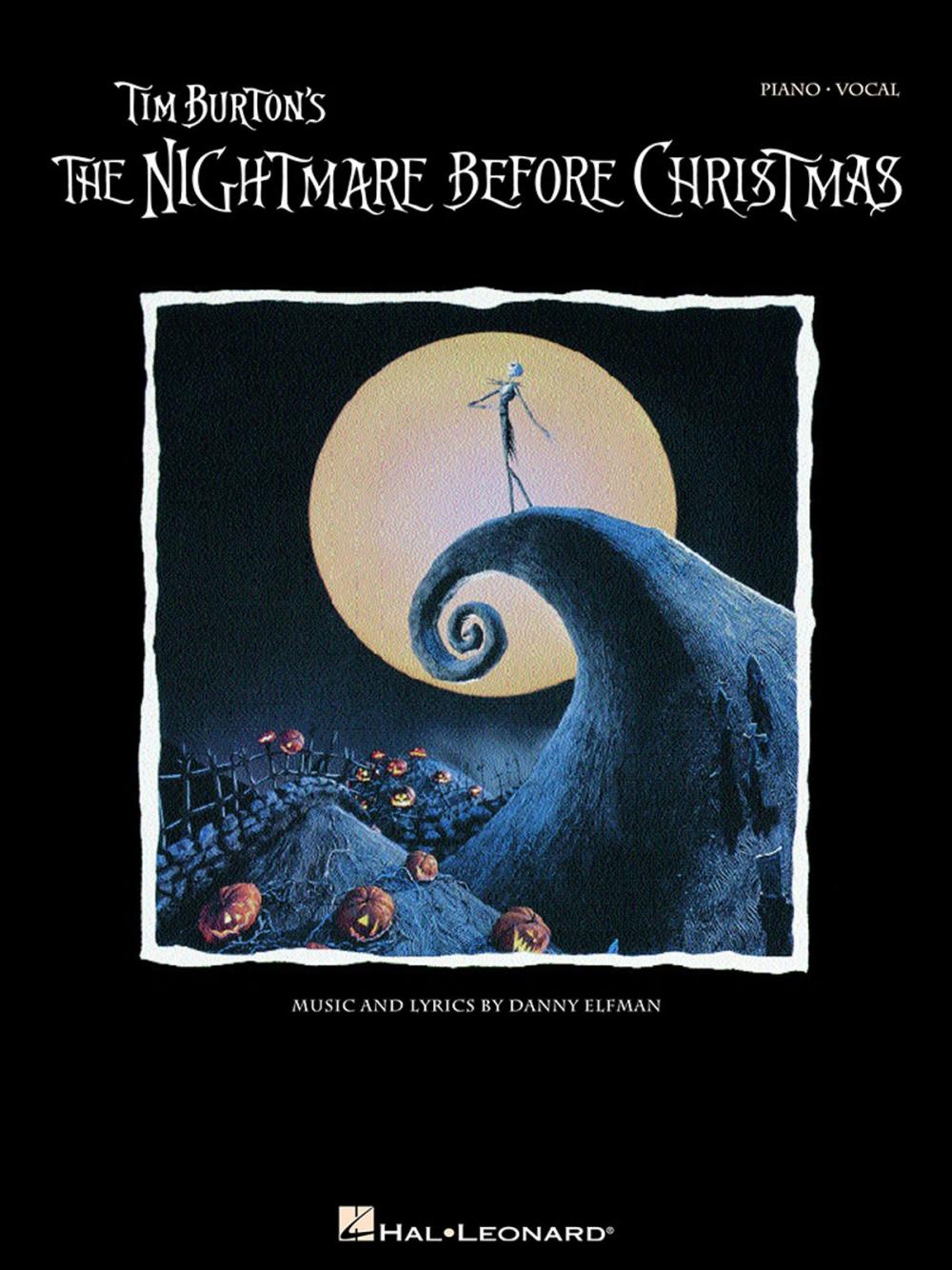 Big bigCover of Tim Burton's The Nightmare Before Christmas (Songbook)