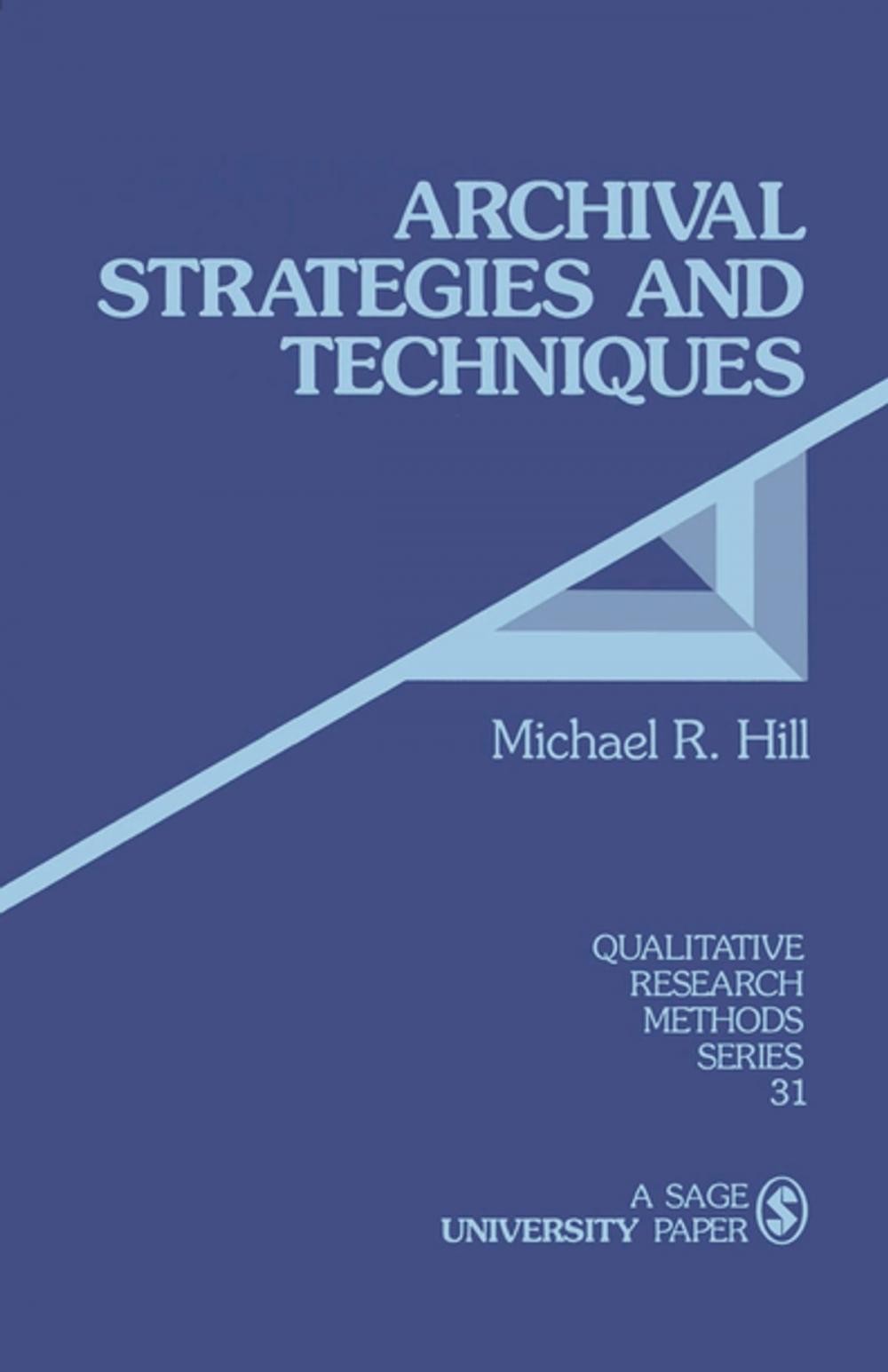 Big bigCover of Archival Strategies and Techniques