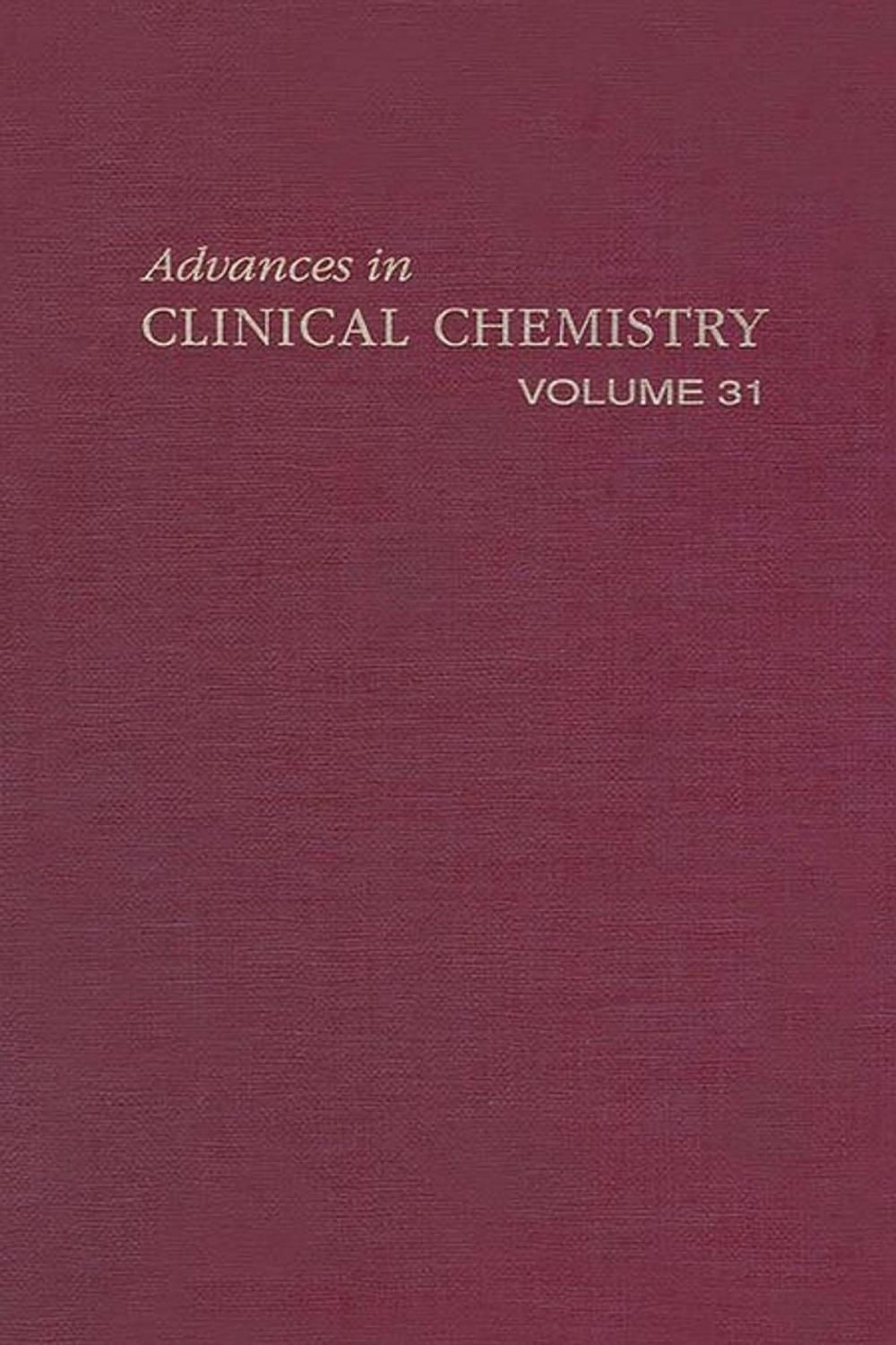 Big bigCover of Advances in Clinical Chemistry