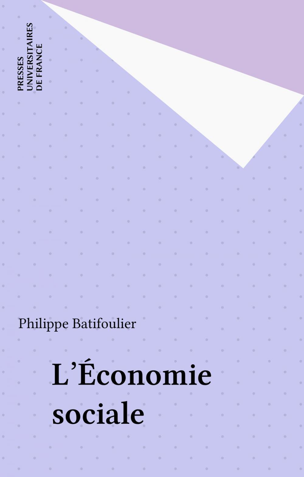 Big bigCover of L'Économie sociale